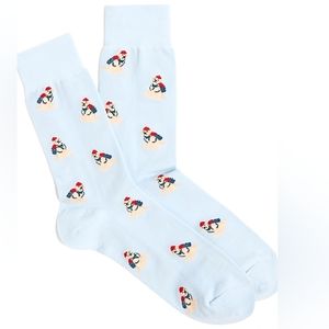 J crew factory Dog with backpack socks